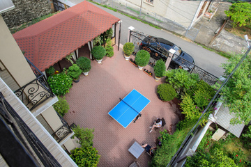 outside