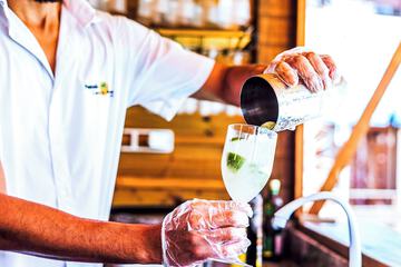 Poolside bar
