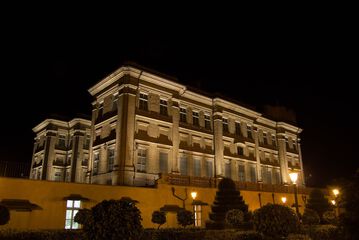 Front of property - evening/night