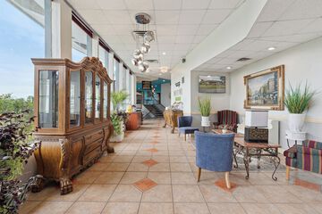 Lobby sitting area