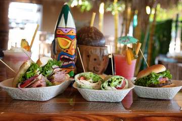 Poolside bar