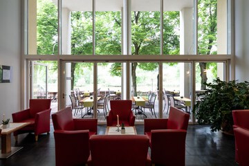 Lobby sitting area