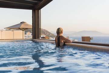 Rooftop pool