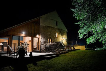 Front of property - evening/night