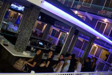 Poolside bar
