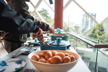 Breakfast area