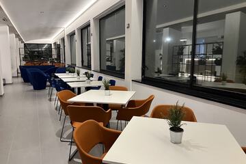 Lobby sitting area