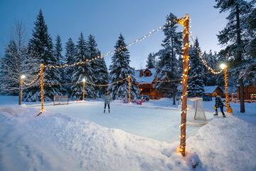 Ice skating