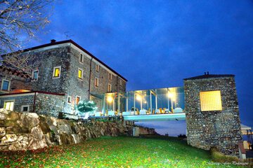 Front of property - evening/night