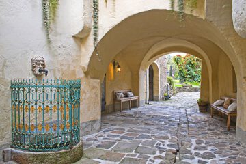 Interior entrance