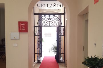 Interior entrance