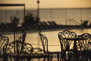 Poolside bar
