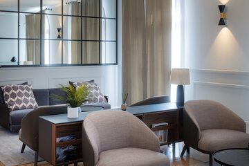 Lobby sitting area
