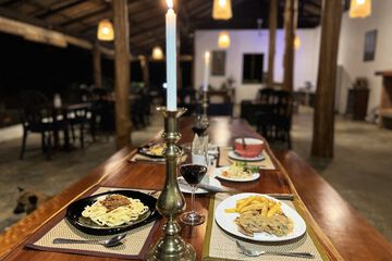 Couples dining