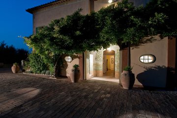 Front of property - evening/night