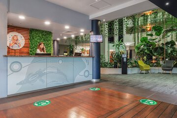 Interior entrance
