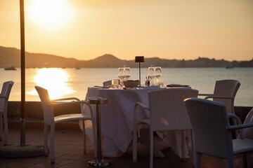 Couples dining