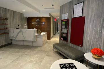 Lobby sitting area
