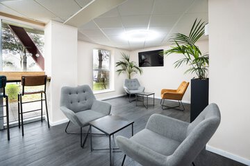 Lobby sitting area