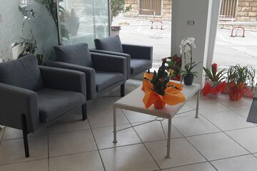Lobby sitting area