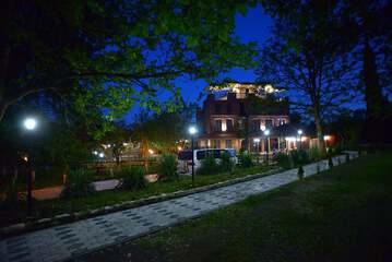 Front of property - evening/night