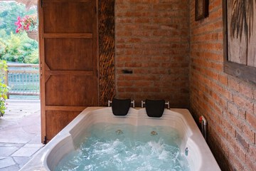 Private spa tub