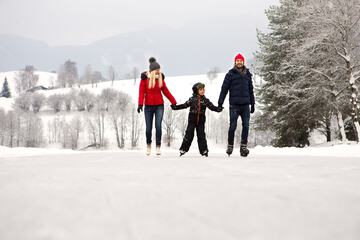 Ice skating