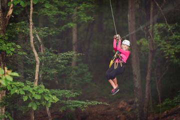 Ziplining