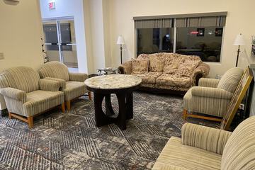 Lobby sitting area