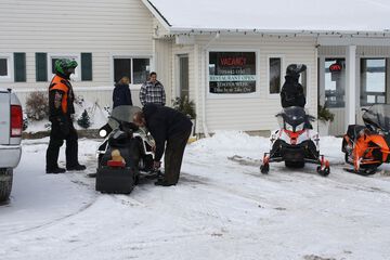 Snowmobiling