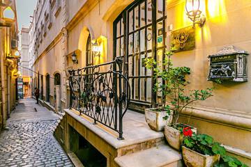 Front of property - evening/night