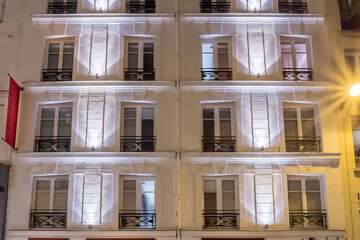 Front of property - evening/night