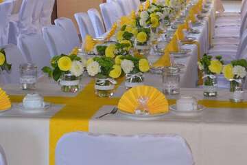 Indoor wedding