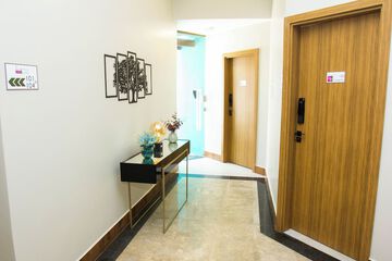 Interior entrance
