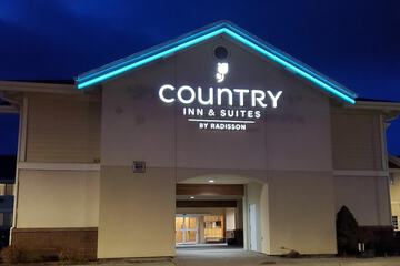 Front of property - evening/night