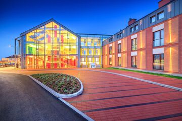 Front of property - evening/night