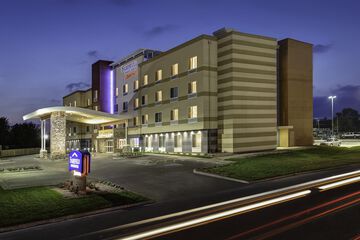 Front of property - evening/night