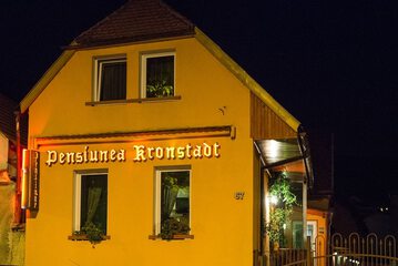 Front of property - evening/night