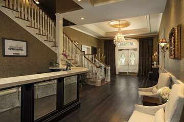 Interior entrance