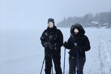 Snowshoeing