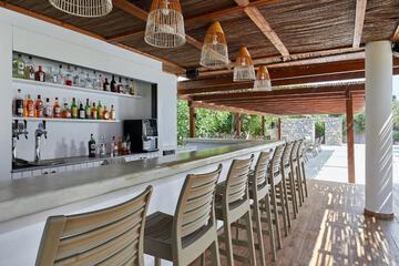 Swim-up bar
