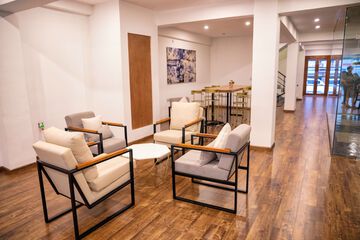 Lobby sitting area