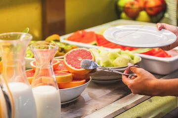 Breakfast buffet