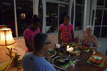 Couples dining
