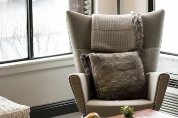 Lobby sitting area