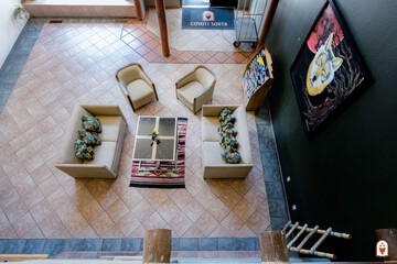 Lobby sitting area