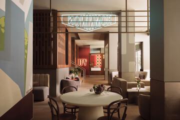 Lobby sitting area