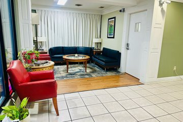 Lobby sitting area