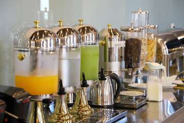 Breakfast buffet