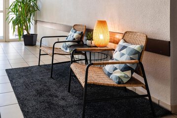 Lobby sitting area